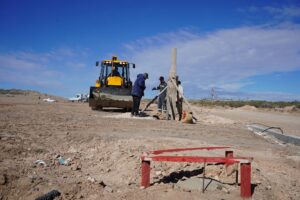 LA OBRA DE LA 5° ETAPA CONTINÚA A PASO FIRME